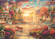 Puzzle Pinson: Tóparti reggel