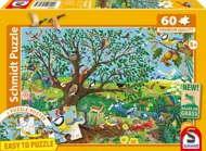 Puzzle Zvieratá v záhrade