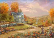 Puzzle Thomas Kinkade: Jeseň v Apple Hill