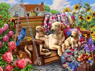 Puzzle Psy a deky