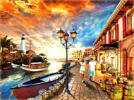 Puzzle Prechádzka po prístavisku