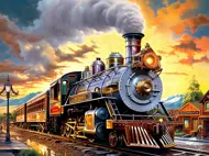 Puzzle Vlak Domov