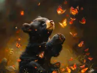 Puzzle Chytanie motýľov