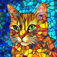 Puzzle Zázvorová mačka