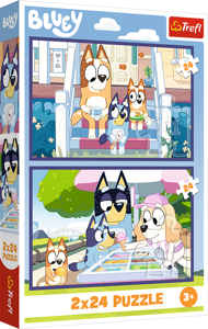 Puzzle 2x24 Funny Bluey
