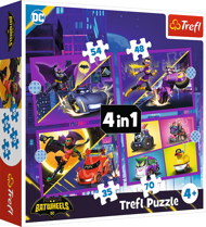 Puzzle 4v1 Zoznámte sa s Batwheels
