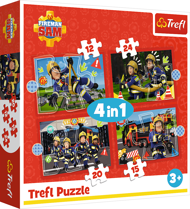 Puzzle 4v1 The Adventures of Fireman Sam