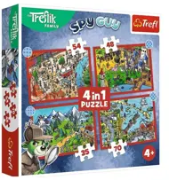 Puzzle 4v1 Cesty Treflikovcov