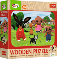 Puzzle Bing: Zoznámte sa s Bingom drevený