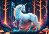 Puzzle Mystický jednorožec