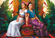 Puzzle Premium Plus Frida Kahlo: Zwei Ichs