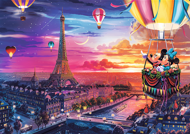 Puzzle Puzzle Premium Plus Mickey a Minnie v Paríži