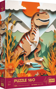 Puzzle Papierové umenie: Dinosaurus