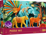 Puzzle Papierové umenie: Džungľa