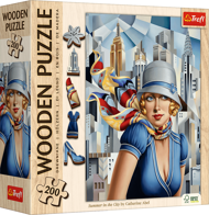 Puzzle Poškodený obal Leto v meste - Catherine Abel drevený