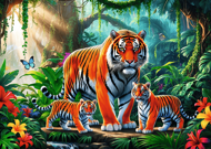 Puzzle Tigrie zvyky