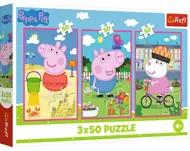 Puzzle 3x50 Peppa Pig: Sila priateľstva