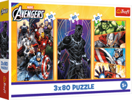 Puzzle 3x80 Marvel: Days full of action