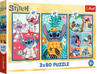 Puzzle 3x80 Stitch´s World