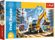 Puzzle Traktor s rýpadlo-nakladačom