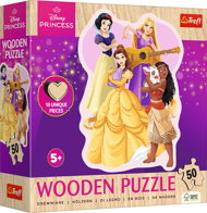 Puzzle Disney Princes: Lovely Princesses drevené