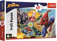 Puzzle Spiderman: Na webe