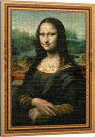 Puzzle Art Frame Puzzle Da Vinci: Mona Lisa