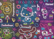Puzzle Neon Hello Kitty