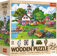 Puzzle Drevené letné nebo