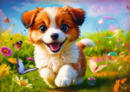 Puzzle Veseli pes