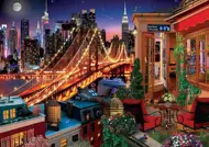 Puzzle Terasa s Brooklynský mostom