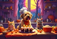 Puzzle Pečenie na Halloween
