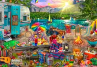 Puzzle Aimee Stewart: Rodinný kemping