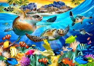 Puzzle Korytnačia pláž