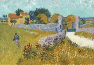 Puzzle Vincent Van Gogh: Farma v Provence