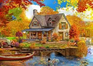 Puzzle Lake house