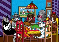 Puzzle Romero Britto: Game Night