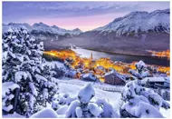 Puzzle St. Moritz, Švajčiarsko