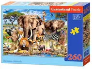 Puzzle Zvieratá zo savany
