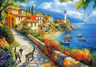 Puzzle Záliv Biely maják