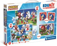 Puzzle Edukit Sonic + kocky+pexeso