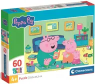 Puzzle Prasiatko Peppa: Čítanie