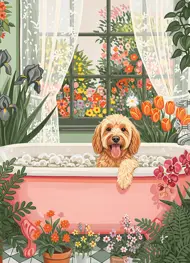 Puzzle Blooms and Bubbles