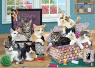 Puzzle Crafty Kittens