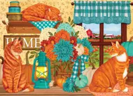 Puzzle Pumpkin Patch Cats