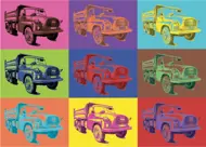 Puzzle Pop-art: Tatra