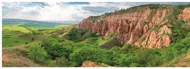 Puzzle Červená roklina - panoráma