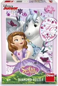 Puzzle Kolekcia Diamond: Sofia a jednorožec