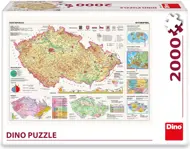 Puzzle Mapa Českej republiky