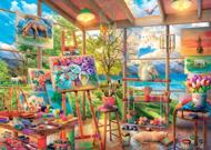 Puzzle Atelier für Malerei